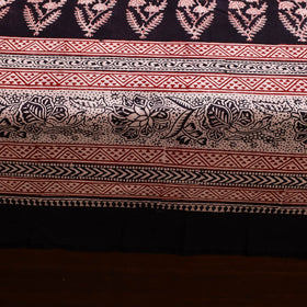 Black - cotton bagh double bed sheet (108 x 90 in) 08