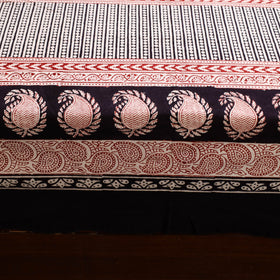 Black - cotton bagh double bed sheet (108 x 90 in) 15