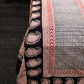 Black - cotton bagh double bed sheet (108 x 90 in) 15