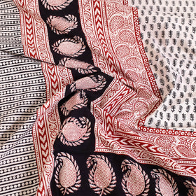 Black - cotton bagh double bed sheet (108 x 90 in) 15