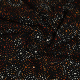 Cotton Bengal Kantha Stitch Blouse Piece 