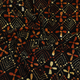 Cotton Bengal Kantha Stitch Blouse Piece 