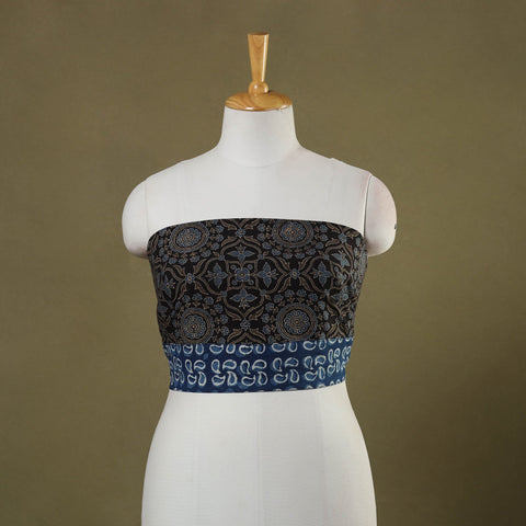 Black - cotton blouse piece 12 - handcrafted