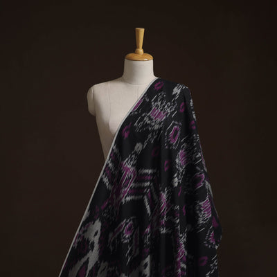 Cotton central asian pochampally ikat fabric 06