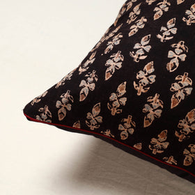Authentic Black Ajrakh Cushion Cover at iTokri.Com