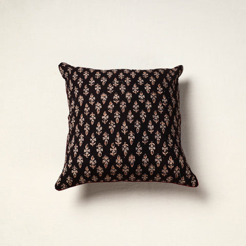 Authentic Black Ajrakh Cushion Cover at iTokri.Com