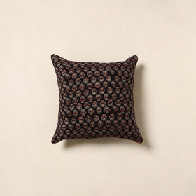 Black - cotton cushion cover 21 - handcrafted
