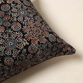 Black - cotton cushion cover 22 - handcrafted