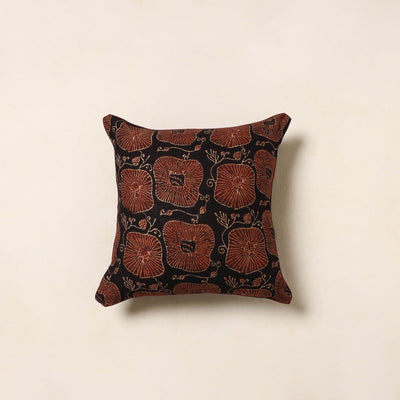 Black - cotton cushion cover 24 - handcrafted
