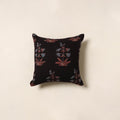 Black - cotton cushion cover 90 - handcrafted