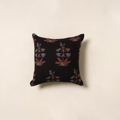 Black - cotton cushion cover 90 - handcrafted
