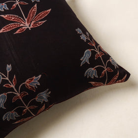 Black - cotton cushion cover 90 - handcrafted