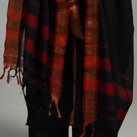 Buy Cotton Black Dharwad Kurta Set with Palazzo & Dupatta