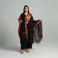  Black Cotton Dharwad Kurta Set with Palazzo & Dupatta