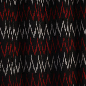  Cotton Door Black Pochampally Ikat Curtain
