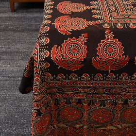 Black - cotton double bed sheet set 01 - handcrafted