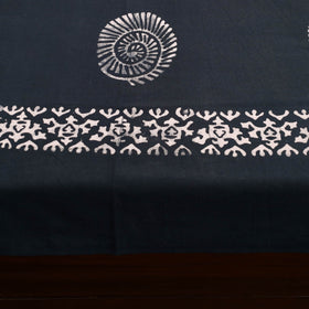 Black - cotton double hand batik bed sheet set 02