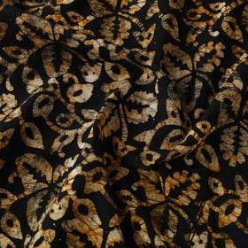  Cotton Black Hand Batik Print Fabric