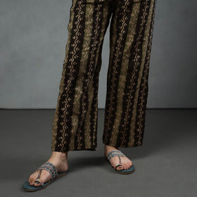 Buy Black Cotton Hand Batik Print Kurta Set