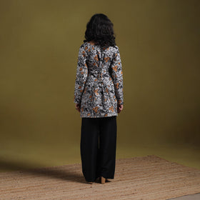 Cotton hand batik short kurta for women 04 - handcrafted