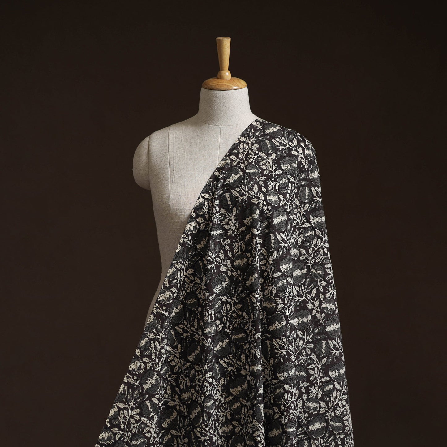 Cotton hand block sanganeri print fabric 21 - handcrafted