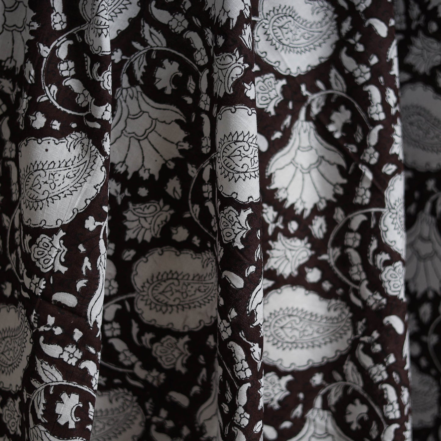 Cotton hand block sanganeri print fabric 24 - handcrafted