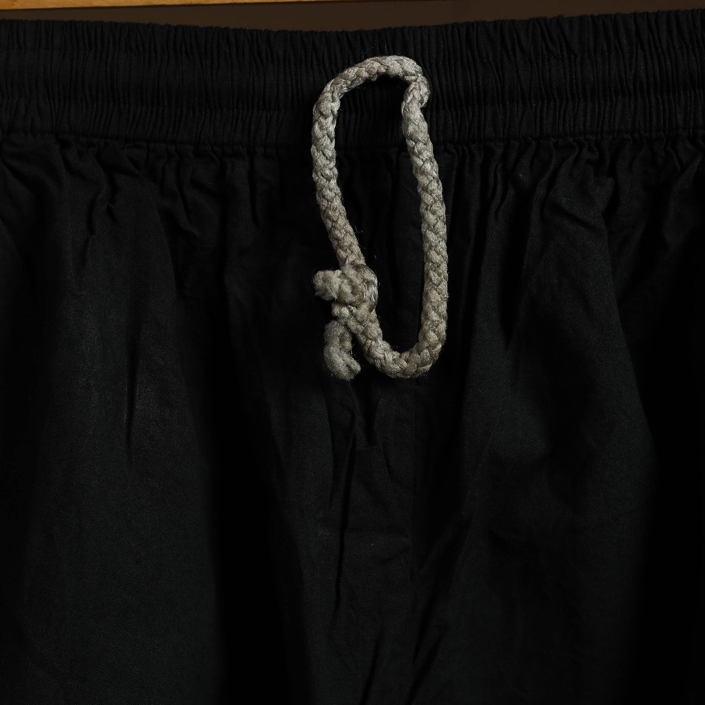  Black Cotton Hand Embroidery Chikankari Short