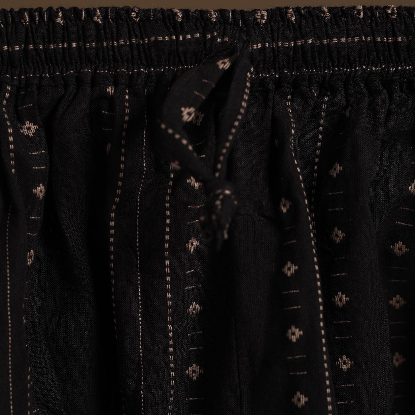 Black - cotton jacquard weave afghani salwar 13