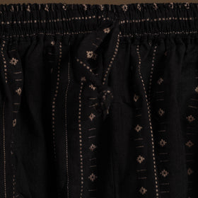 Black - cotton jacquard weave afghani salwar 13