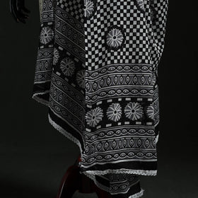 Cotton jaipur printed dupatta 39 - handcrafted