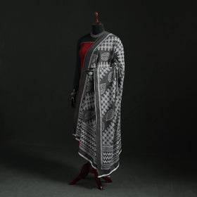 Cotton jaipur printed dupatta 70 - handcrafted