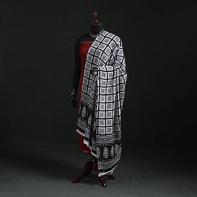 Cotton jaipur printed dupatta 83 - handcrafted