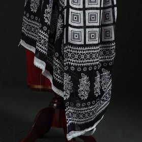 Cotton jaipur printed dupatta 83 - handcrafted