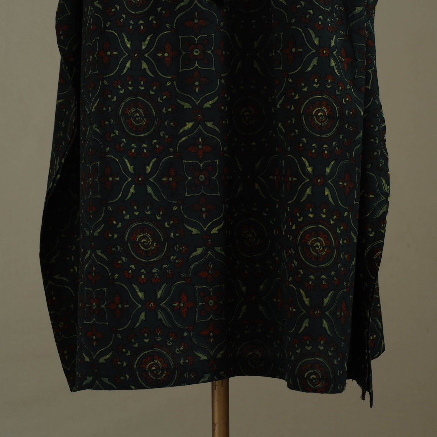 Black - cotton kaftan (long) 78 - handcrafted