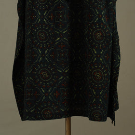 Black - cotton kaftan (long) 78 - handcrafted