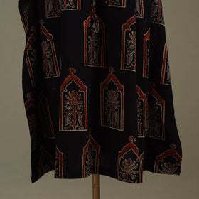 Black - cotton kaftan (long) 79 - handcrafted