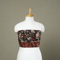 Shop Cotton Black Kalamkari Print Blouse Piece Online