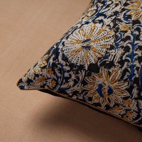  Block Print Cotton Kalamkari Cushion Cover