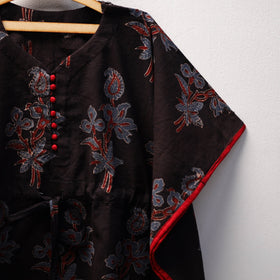 Black - cotton kids kaftan (3-4 years) 14 - handcrafted