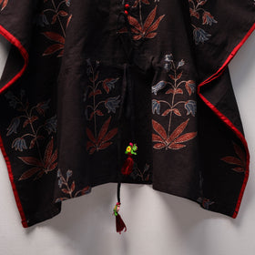 Black - cotton kids kaftan (3-4 years) 16 - handcrafted