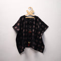Black Ajrakh Block Print Cotton Kids Kaftan (3-4 Years)