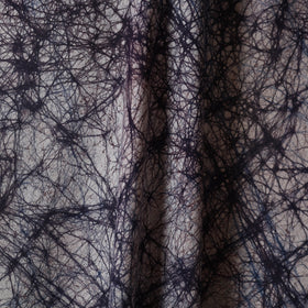 Black - cotton kutch batik fabric 36 - handcrafted