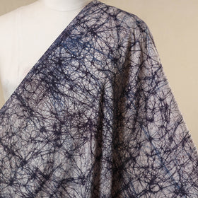 Black - cotton kutch batik fabric 36 - handcrafted