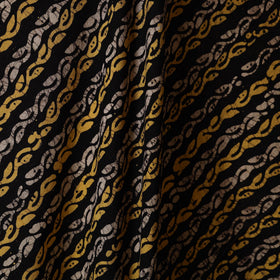Black - cotton kutch batik fabric 29 - handcrafted