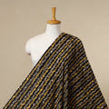 Black - cotton kutch batik fabric 29 - handcrafted