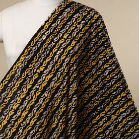 Black - cotton kutch batik fabric 29 - handcrafted