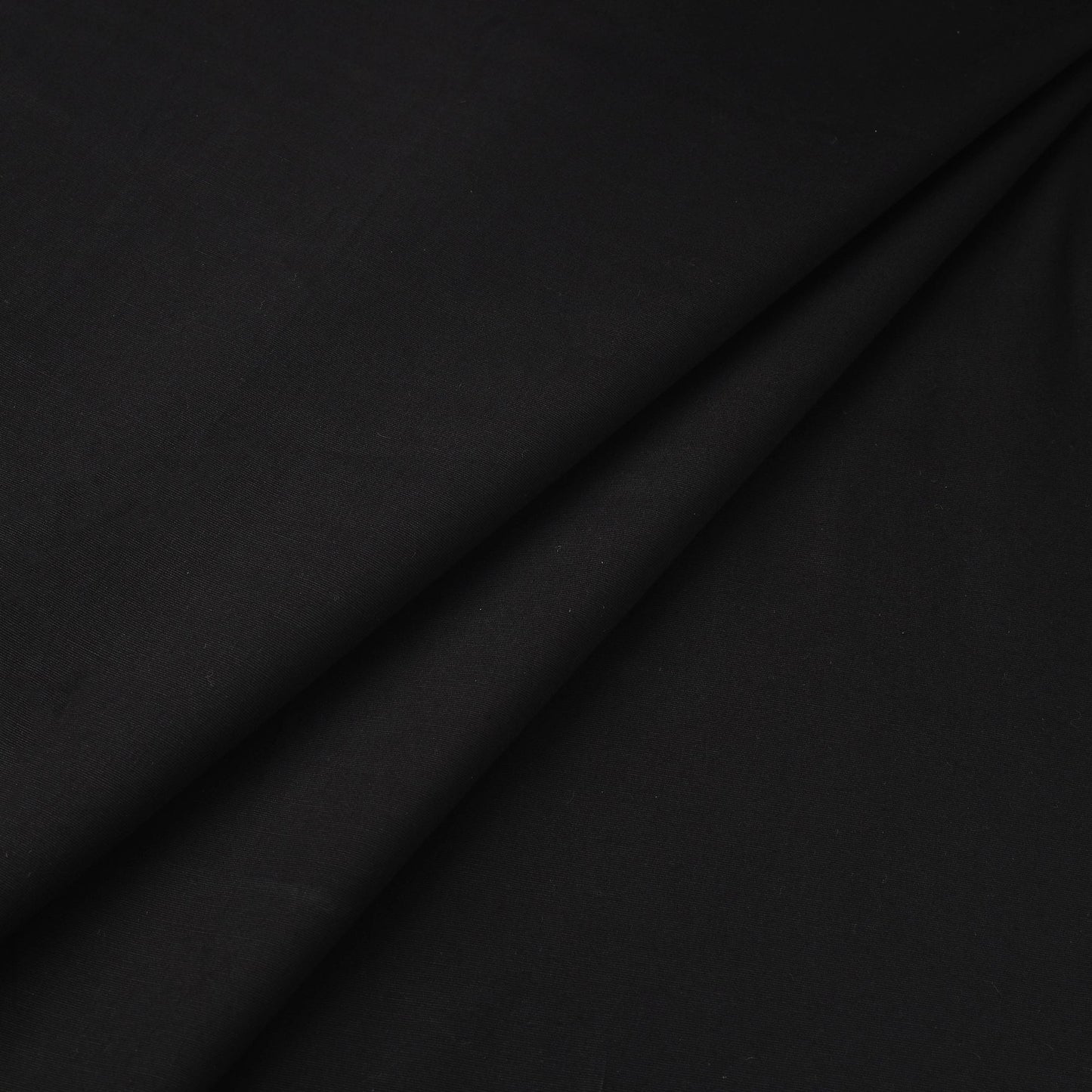 Black - cotton lycra plain fabric 05 - handcrafted