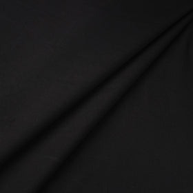 Black - cotton lycra plain fabric 05 - handcrafted