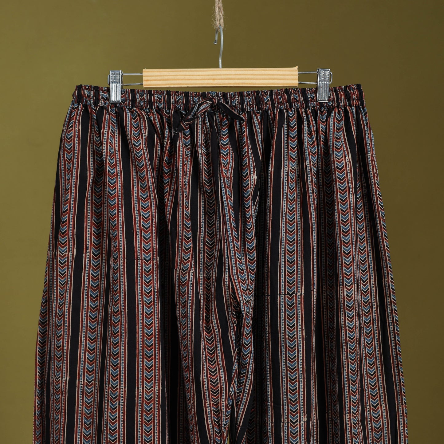 Black - cotton natural dyed afghani salwar 12 - handcrafted