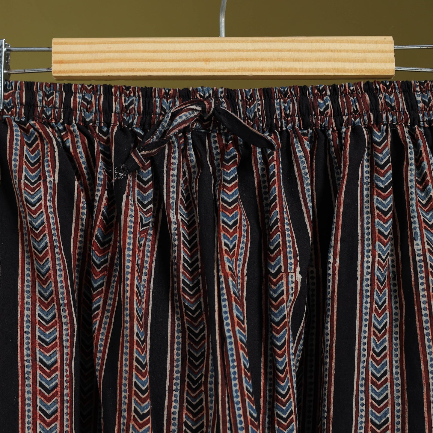 Black - cotton natural dyed afghani salwar 12 - handcrafted